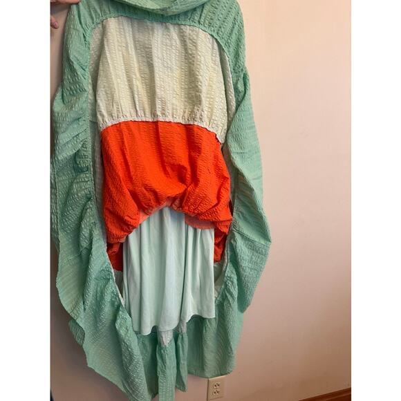 Torrid Colorblock Tiered Maxi Dress Women’s 00 Sleeveless Summer - Picture 5 of 6